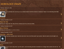 Tablet Screenshot of horologycrazy.com